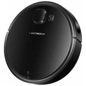 Liectroux ZM-013B Economische Robotstofzuiger met Oplaadstation voor Automatisch Herladen, Afstandsbediening, Dubbele Zijborstels en Watertank voor Nat en Droog Dweilen